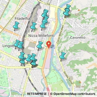 Mappa Campus ONU, 10127 Torino TO, Italia (1.2275)