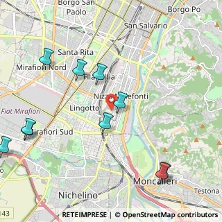 Mappa Via Farigliano, 10127 Torino TO, Italia (2.75818)