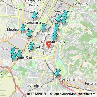 Mappa Via Farigliano, 10127 Torino TO, Italia (2.25933)
