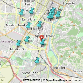 Mappa Via Farigliano, 10127 Torino TO, Italia (2.214)