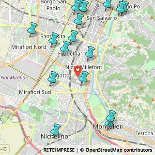 Mappa Via Farigliano, 10127 Torino TO, Italia (2.82059)
