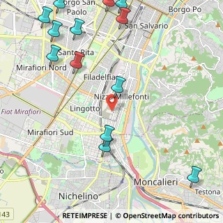 Mappa Via Farigliano, 10127 Torino TO, Italia (3.00231)