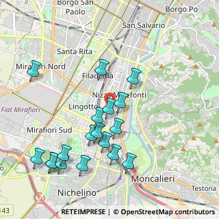 Mappa Via Farigliano, 10127 Torino TO, Italia (2.13)