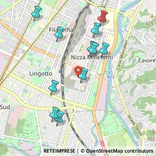 Mappa Via Farigliano, 10127 Torino TO, Italia (1.09364)