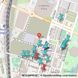 Mappa Via Farigliano, 10127 Torino TO, Italia (0.295)