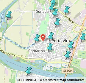 Mappa Via Rivoli, 45014 Porto Viro RO, Italia (1.21462)