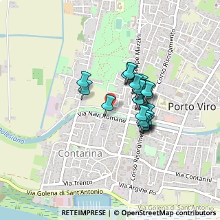 Mappa Via Rivoli, 45014 Porto Viro RO, Italia (0.31667)