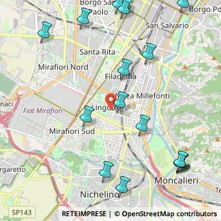 Mappa Via Passo Buole, Torino TO (2.9476470588235)