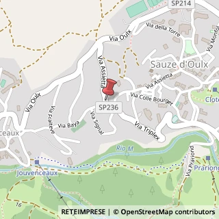 Mappa Via Assietta,  66, 10050 Sauze d'Oulx, Torino (Piemonte)