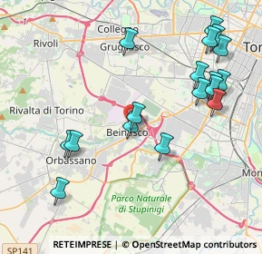 Mappa Via Susa, 10092 Beinasco TO, Italia (4.53294)