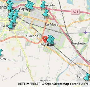 Mappa Montale, 29122 Piacenza PC, Italia (3.29211)
