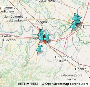 Mappa Montale, 29122 Piacenza PC, Italia (11.59909)
