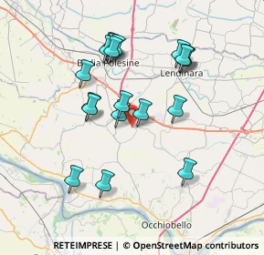 Mappa Via Rampa Cuccati, 45020 Castelguglielmo RO, Italia (6.96316)