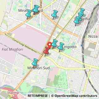 Mappa Corso Unione Sovietica, 10035 Torino TO, Italia (1.21182)