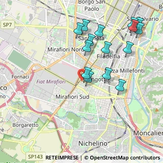 Mappa Corso Unione Sovietica, 10035 Torino TO, Italia (2.20133)
