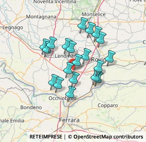 Mappa Via Antonio Gramsci, 45025 Fratta Polesine RO, Italia (10.952)