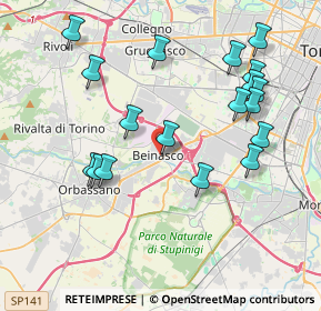 Mappa Corso Cavour, 10092 Beinasco TO, Italia (4.17444)