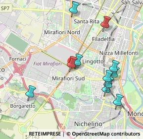 Mappa Via Loano, 10135 Torino TO, Italia (2.10727)
