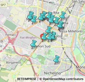 Mappa Via Loano, 10135 Torino TO, Italia (1.5635)