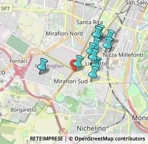 Mappa Via Loano, 10135 Torino TO, Italia (1.46769)