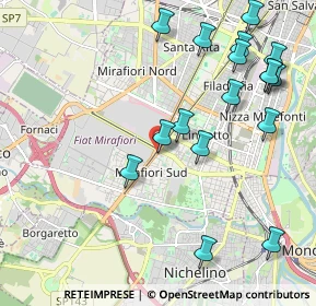 Mappa Via Loano, 10135 Torino TO, Italia (2.42059)