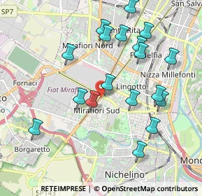 Mappa Via Loano, 10135 Torino TO, Italia (2.03333)