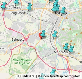 Mappa Via Loano, 10135 Torino TO, Italia (6.10667)