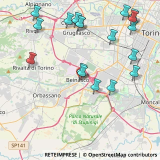 Mappa Cavour, 10092 Beinasco TO, Italia (5.32556)