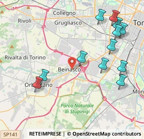 Mappa Via Giovanni Giolitti, 10092 Beinasco TO, Italia (4.79417)