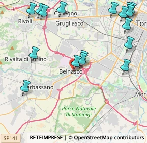 Mappa Strada Torino, 10090 Beinasco TO (5.54588)