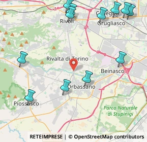 Mappa , 10040 Rivalta di Torino TO, Italia (5.57167)
