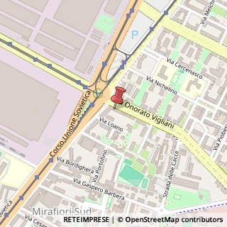 Mappa Via Onorato Vigliani, 2, 10135 Torino, Torino (Piemonte)
