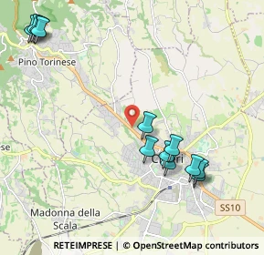 Mappa Corso Torino, 10023 Chieri TO, Italia (2.44667)