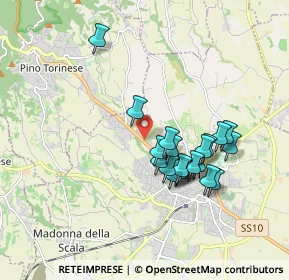Mappa Corso Torino, 10023 Chieri TO, Italia (1.579)