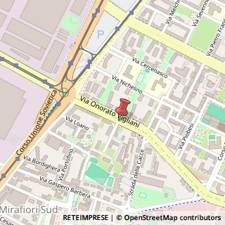 Mappa Via Onorato Vigliani, 28, 10135 Torino, Torino (Piemonte)