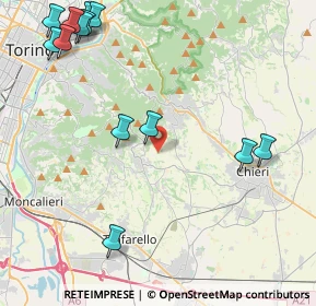 Mappa Strada Comunale della Ciattalina, 10025 Pino torinese TO, Italia (5.64846)