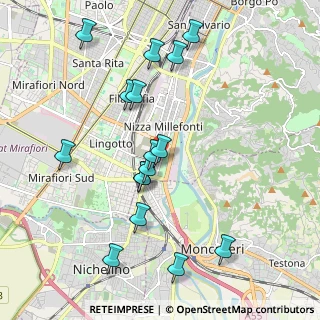 Mappa Via Ventimiglia, 10127 Torino TO, Italia (2.07063)
