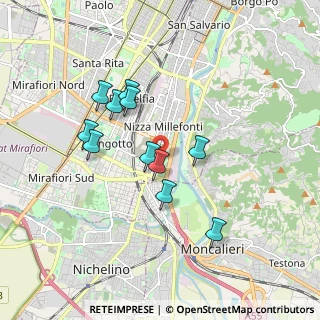 Mappa Via Ventimiglia, 10127 Torino TO, Italia (1.57)