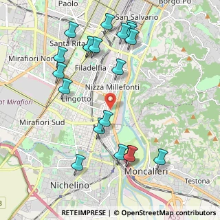 Mappa Via Ventimiglia, 10127 Torino TO, Italia (2.3125)