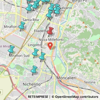 Mappa Via Ventimiglia, 10127 Torino TO, Italia (3.03688)