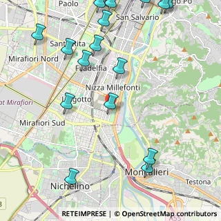 Mappa Via Ventimiglia, 10127 Torino TO, Italia (2.97647)