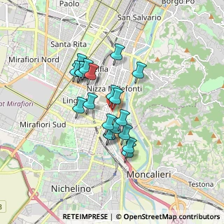 Mappa Via Ventimiglia, 10127 Torino TO, Italia (1.343)