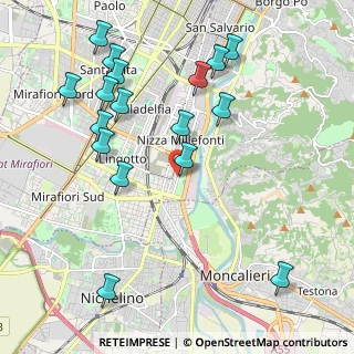 Mappa Via Ventimiglia, 10127 Torino TO, Italia (2.33824)