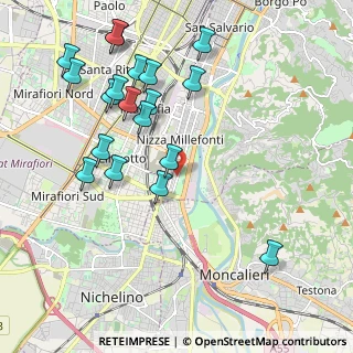 Mappa Via Ventimiglia, 10127 Torino TO, Italia (2.25053)