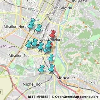 Mappa Via Ventimiglia, 10127 Torino TO, Italia (1.46214)