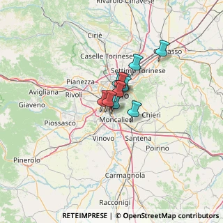 Mappa Via Ventimiglia, 10127 Torino TO, Italia (6.44)