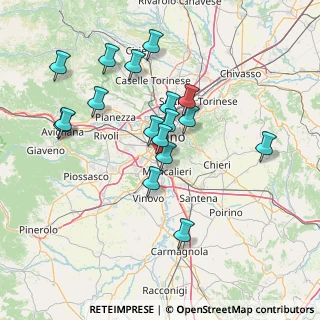 Mappa Via Ventimiglia, 10127 Torino TO, Italia (14.09647)