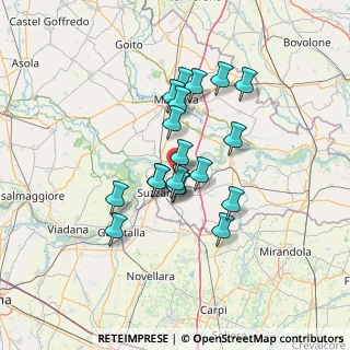 Mappa Str. Zara Chiaviche, 46020 Motteggiana MN, Italia (10.81526)