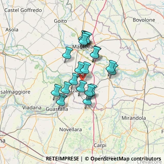 Mappa Str. Zara Chiaviche, 46020 Motteggiana MN, Italia (10.4265)