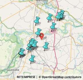 Mappa Str. Zara Chiaviche, 46020 Motteggiana MN, Italia (7.26053)